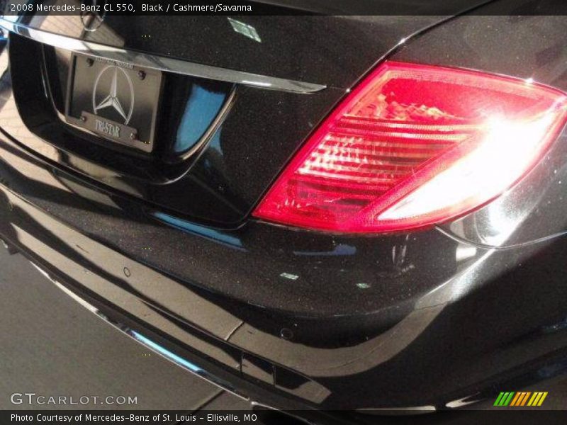 Black / Cashmere/Savanna 2008 Mercedes-Benz CL 550