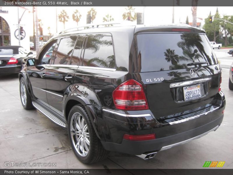 Black / Black 2008 Mercedes-Benz GL 550 4Matic