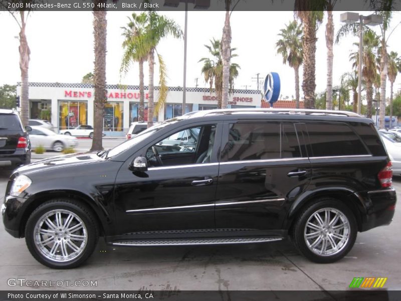 Black / Black 2008 Mercedes-Benz GL 550 4Matic