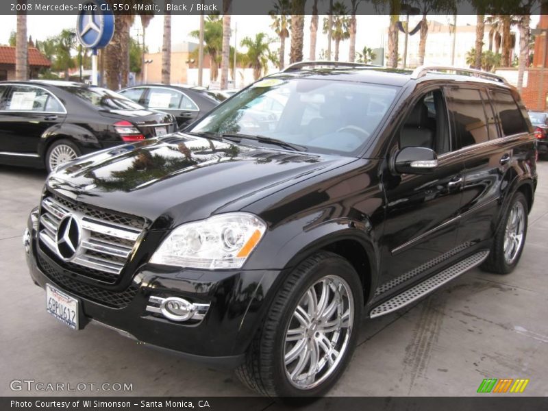 Black / Black 2008 Mercedes-Benz GL 550 4Matic