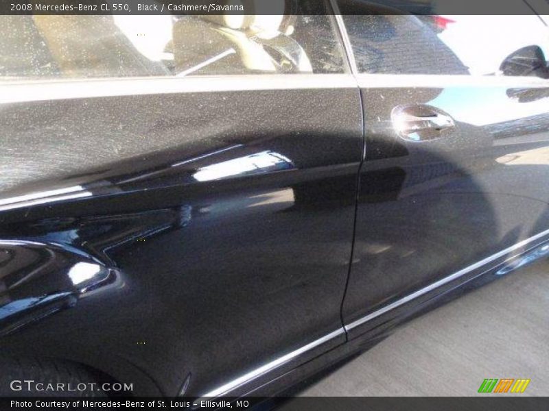 Black / Cashmere/Savanna 2008 Mercedes-Benz CL 550