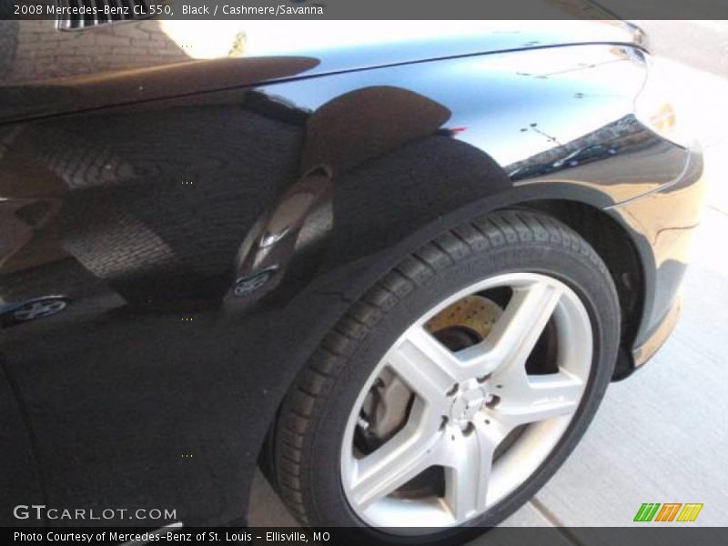Black / Cashmere/Savanna 2008 Mercedes-Benz CL 550