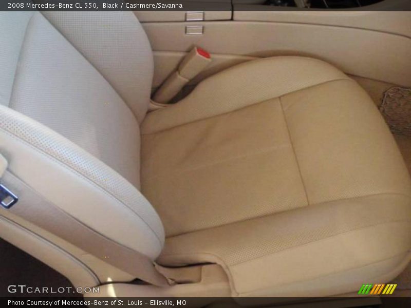 Black / Cashmere/Savanna 2008 Mercedes-Benz CL 550