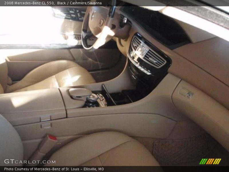 Black / Cashmere/Savanna 2008 Mercedes-Benz CL 550