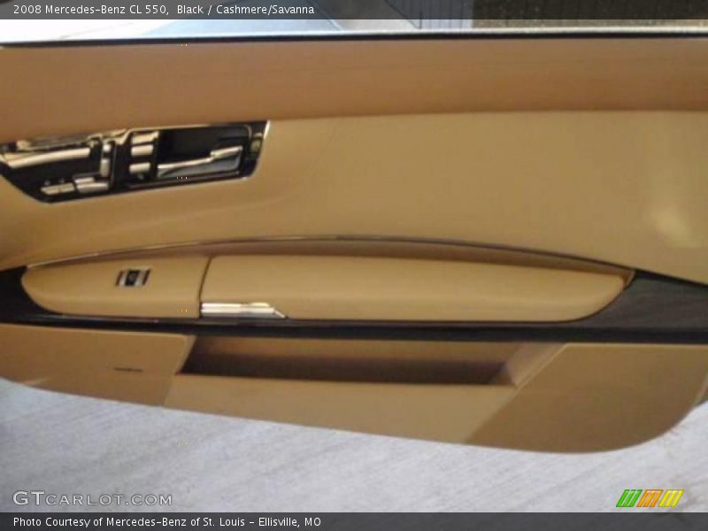 Black / Cashmere/Savanna 2008 Mercedes-Benz CL 550