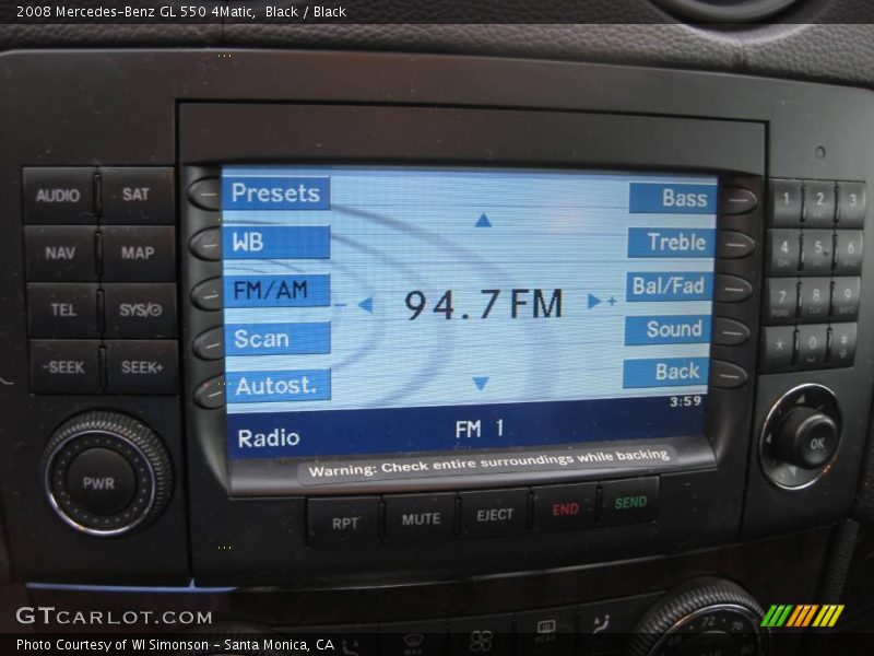 Black / Black 2008 Mercedes-Benz GL 550 4Matic