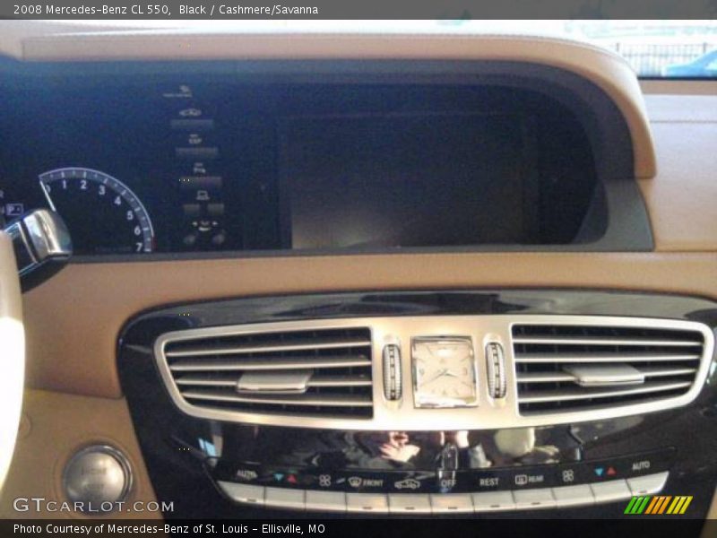 Black / Cashmere/Savanna 2008 Mercedes-Benz CL 550