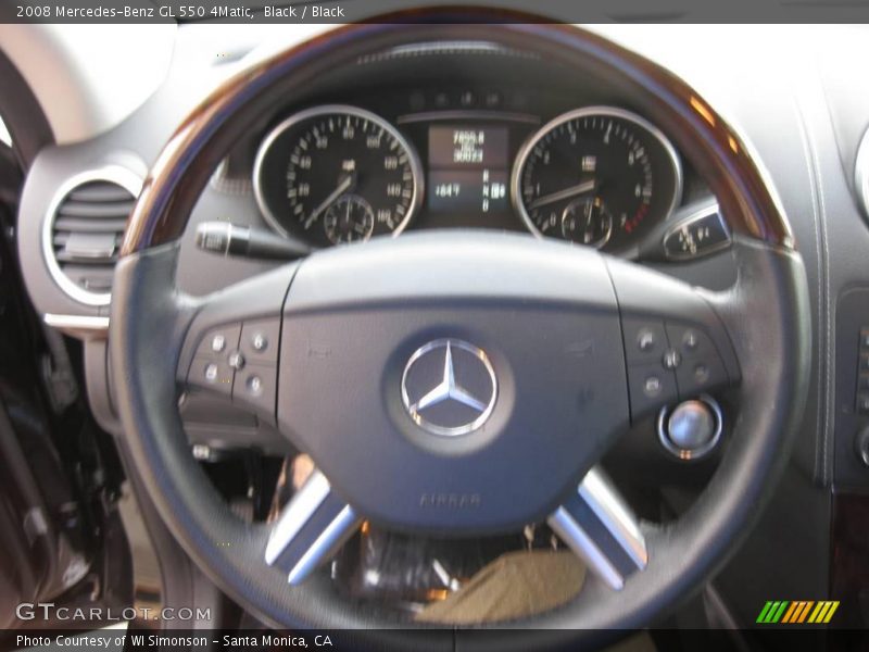 Black / Black 2008 Mercedes-Benz GL 550 4Matic