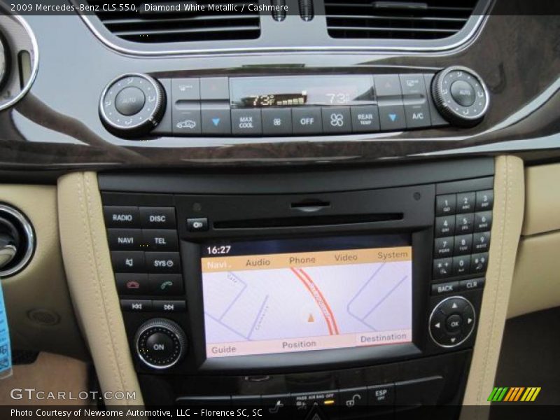 Diamond White Metallic / Cashmere 2009 Mercedes-Benz CLS 550