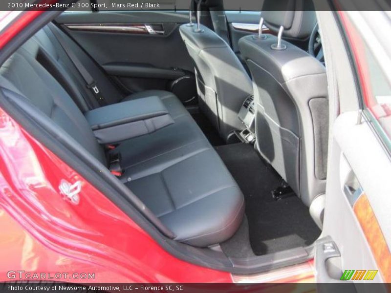Mars Red / Black 2010 Mercedes-Benz C 300 Sport