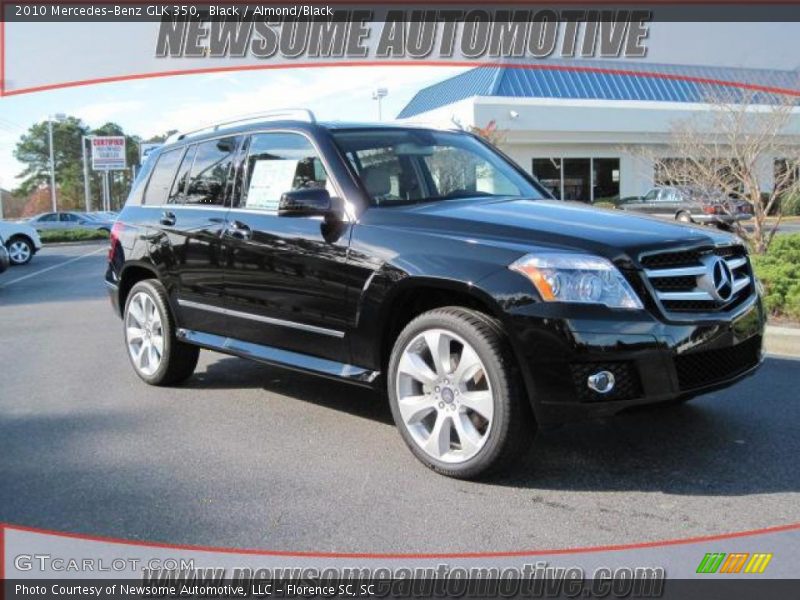 Black / Almond/Black 2010 Mercedes-Benz GLK 350