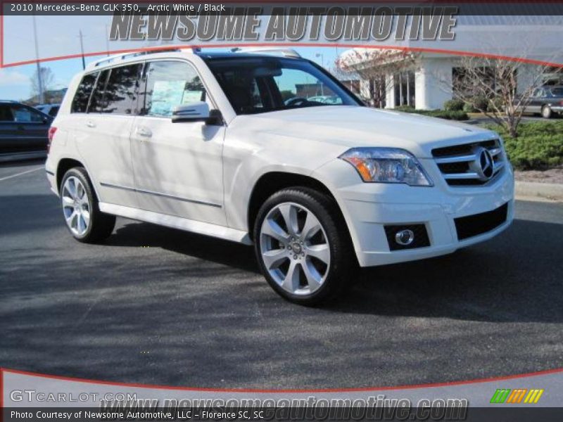 Arctic White / Black 2010 Mercedes-Benz GLK 350