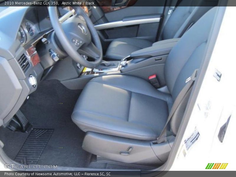 Arctic White / Black 2010 Mercedes-Benz GLK 350