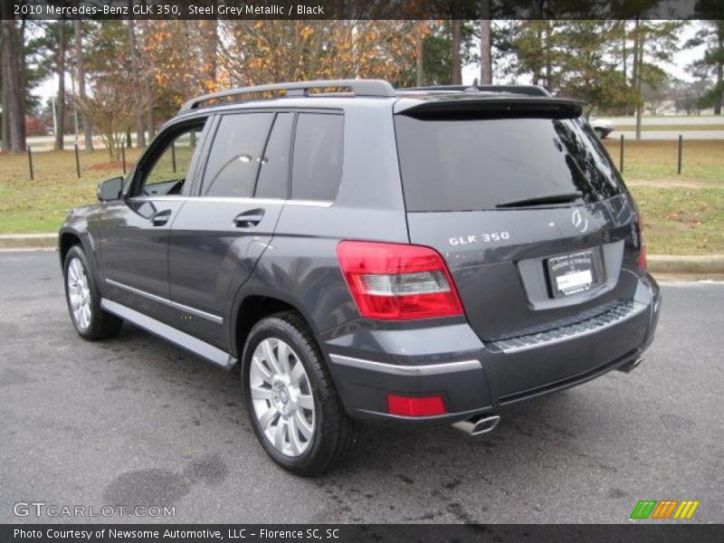 Steel Grey Metallic / Black 2010 Mercedes-Benz GLK 350
