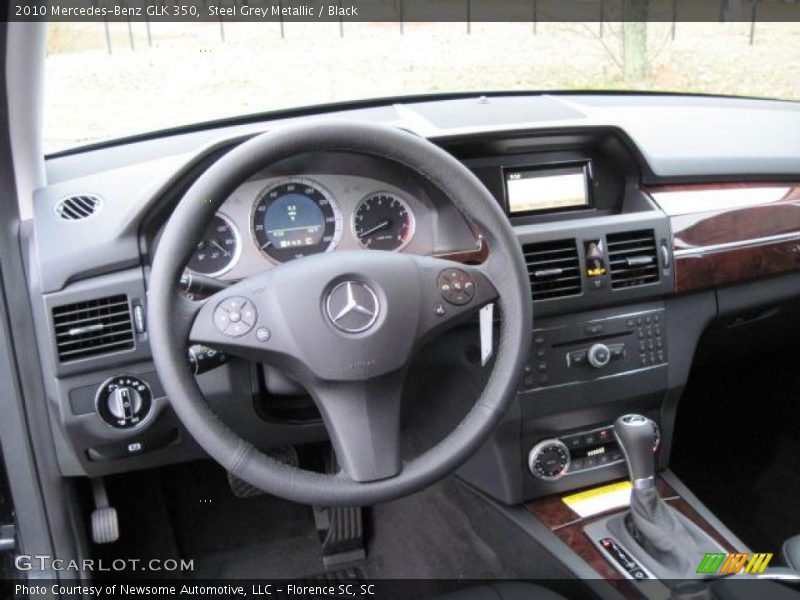 Steel Grey Metallic / Black 2010 Mercedes-Benz GLK 350