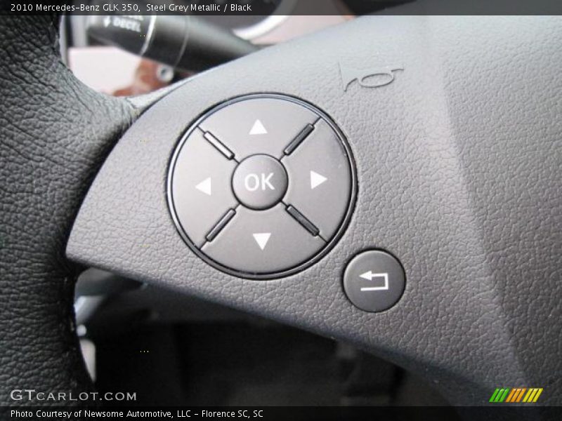 Steel Grey Metallic / Black 2010 Mercedes-Benz GLK 350