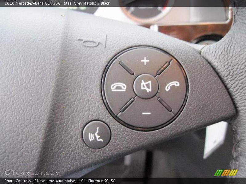 Steel Grey Metallic / Black 2010 Mercedes-Benz GLK 350
