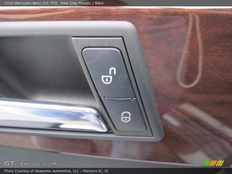 Steel Grey Metallic / Black 2010 Mercedes-Benz GLK 350