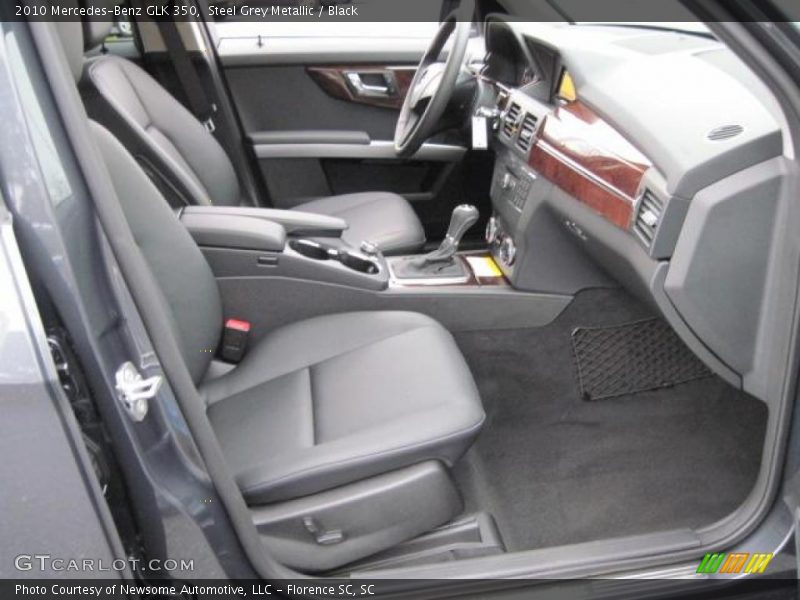 Steel Grey Metallic / Black 2010 Mercedes-Benz GLK 350