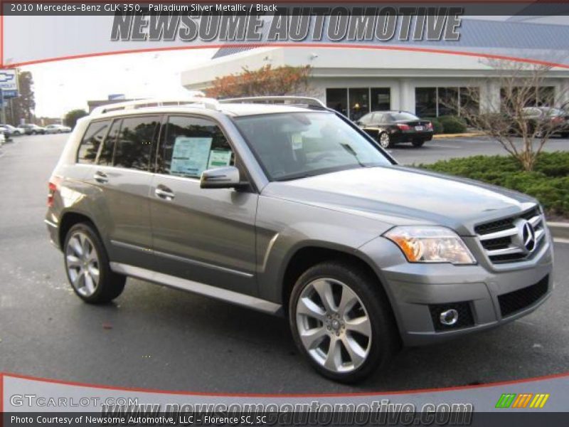 Palladium Silver Metallic / Black 2010 Mercedes-Benz GLK 350