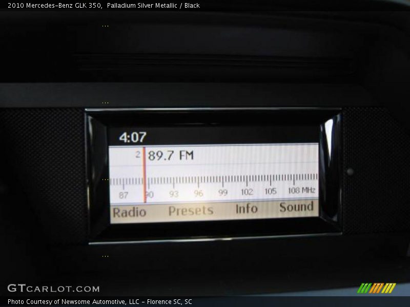 Palladium Silver Metallic / Black 2010 Mercedes-Benz GLK 350