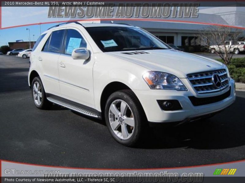 Arctic White / Cashmere 2010 Mercedes-Benz ML 350
