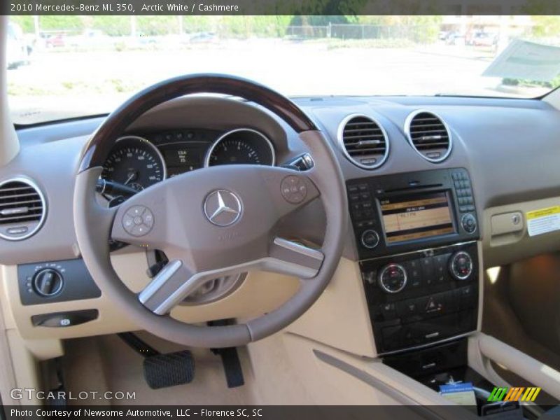 Arctic White / Cashmere 2010 Mercedes-Benz ML 350