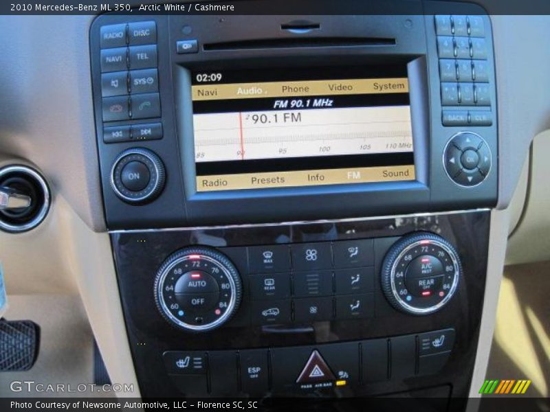 Arctic White / Cashmere 2010 Mercedes-Benz ML 350