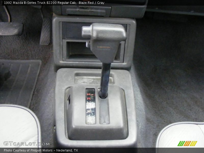 Blaze Red / Gray 1992 Mazda B-Series Truck B2200 Regular Cab