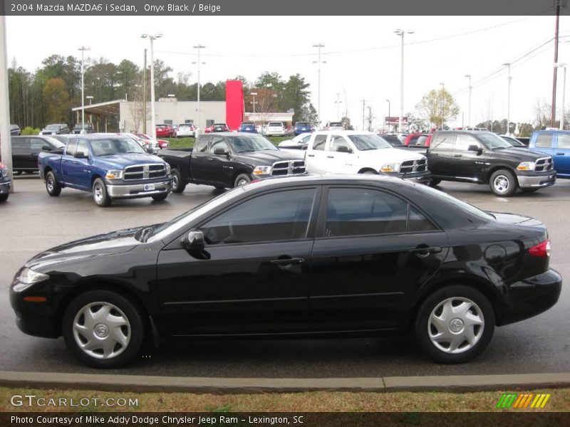 Onyx Black / Beige 2004 Mazda MAZDA6 i Sedan