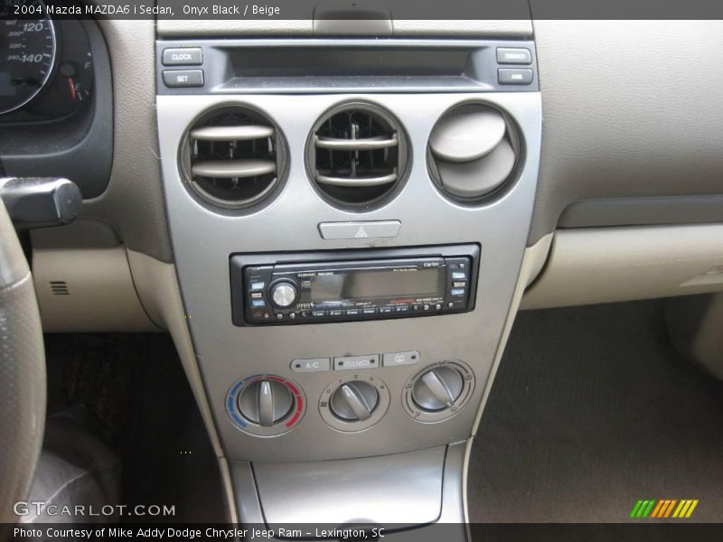 Onyx Black / Beige 2004 Mazda MAZDA6 i Sedan