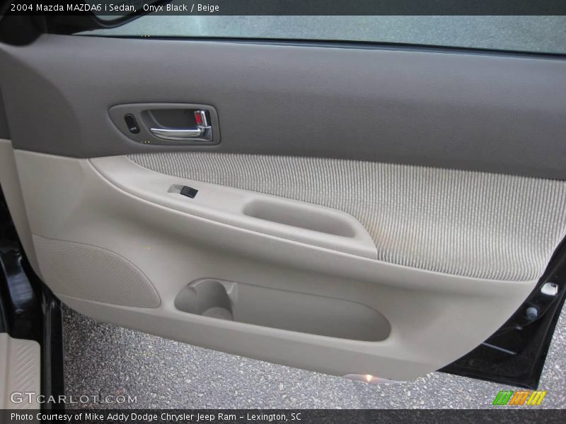Onyx Black / Beige 2004 Mazda MAZDA6 i Sedan