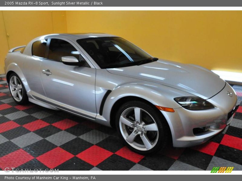 Sunlight Silver Metallic / Black 2005 Mazda RX-8 Sport