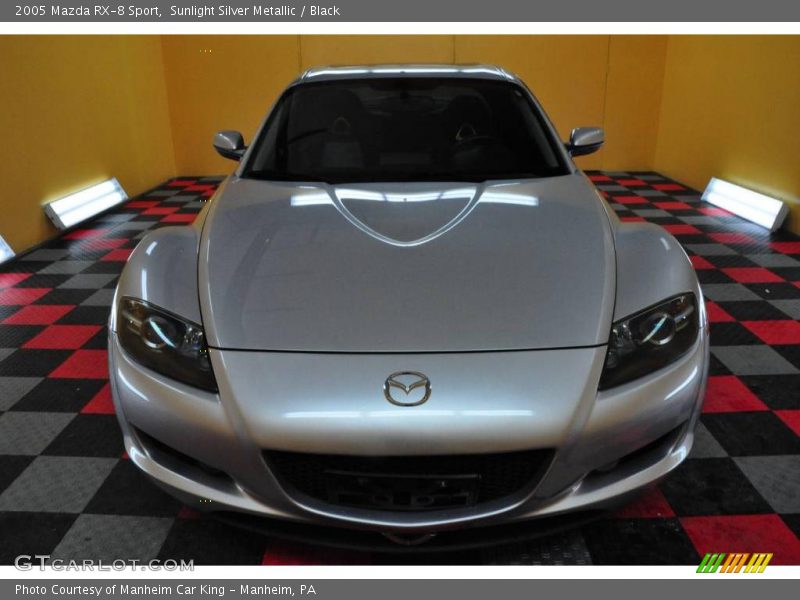 Sunlight Silver Metallic / Black 2005 Mazda RX-8 Sport