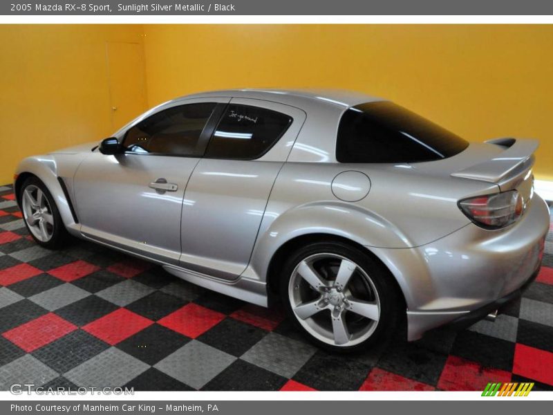 Sunlight Silver Metallic / Black 2005 Mazda RX-8 Sport
