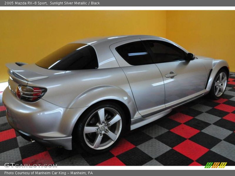 Sunlight Silver Metallic / Black 2005 Mazda RX-8 Sport