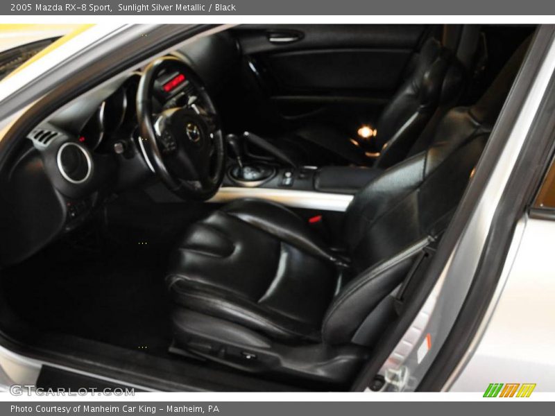 Sunlight Silver Metallic / Black 2005 Mazda RX-8 Sport
