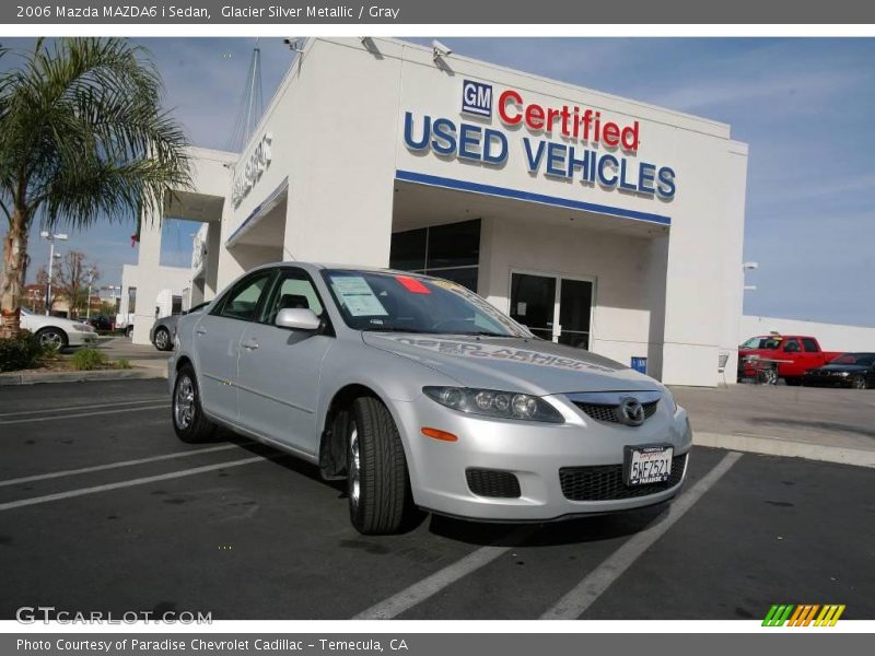Glacier Silver Metallic / Gray 2006 Mazda MAZDA6 i Sedan