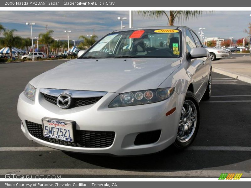 Glacier Silver Metallic / Gray 2006 Mazda MAZDA6 i Sedan