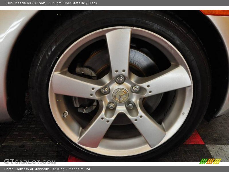 Sunlight Silver Metallic / Black 2005 Mazda RX-8 Sport