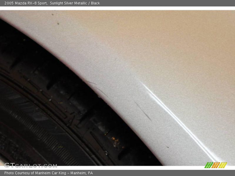 Sunlight Silver Metallic / Black 2005 Mazda RX-8 Sport