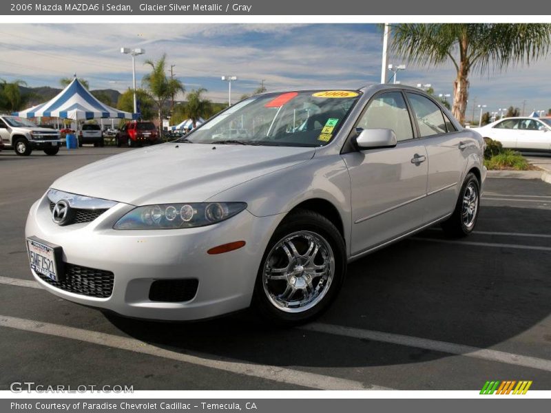 Glacier Silver Metallic / Gray 2006 Mazda MAZDA6 i Sedan