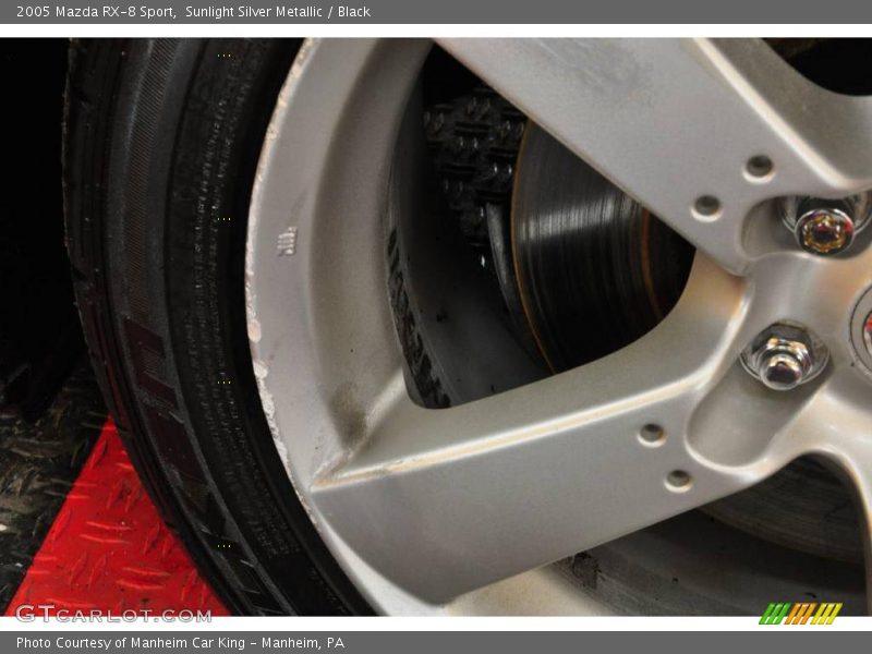 Sunlight Silver Metallic / Black 2005 Mazda RX-8 Sport