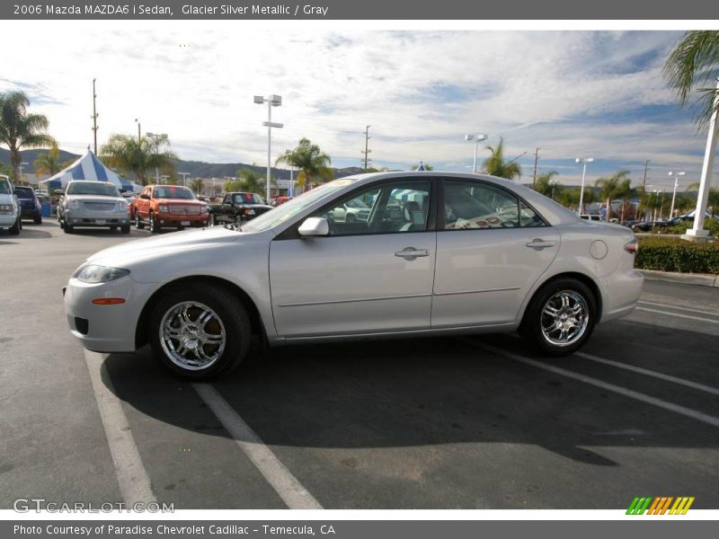 Glacier Silver Metallic / Gray 2006 Mazda MAZDA6 i Sedan