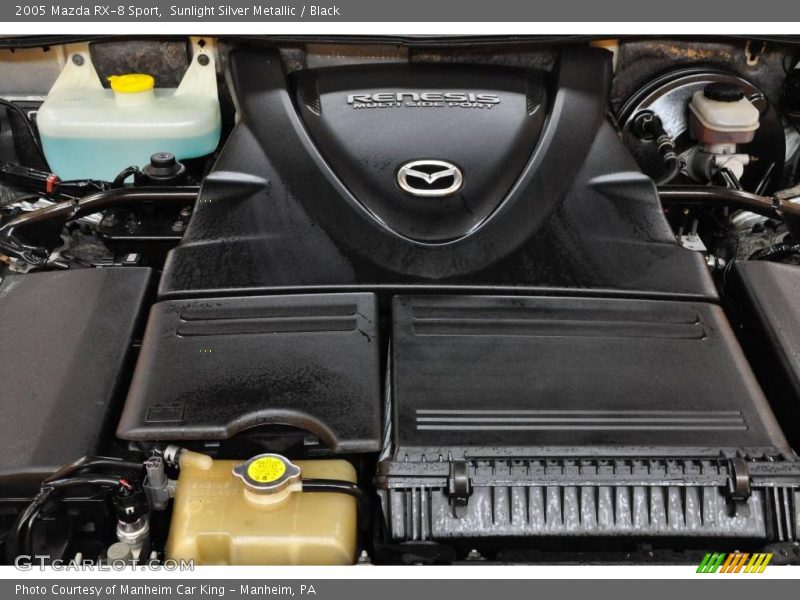 Sunlight Silver Metallic / Black 2005 Mazda RX-8 Sport