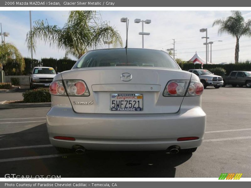 Glacier Silver Metallic / Gray 2006 Mazda MAZDA6 i Sedan