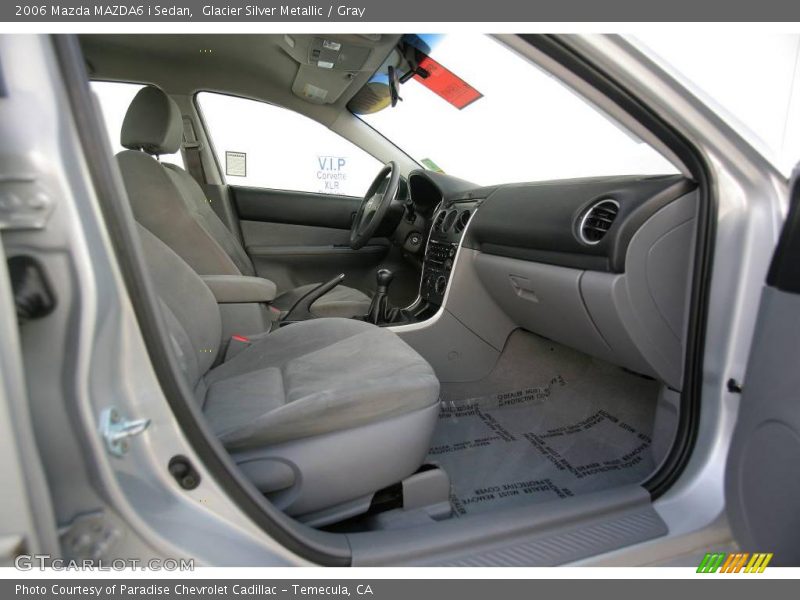 Glacier Silver Metallic / Gray 2006 Mazda MAZDA6 i Sedan