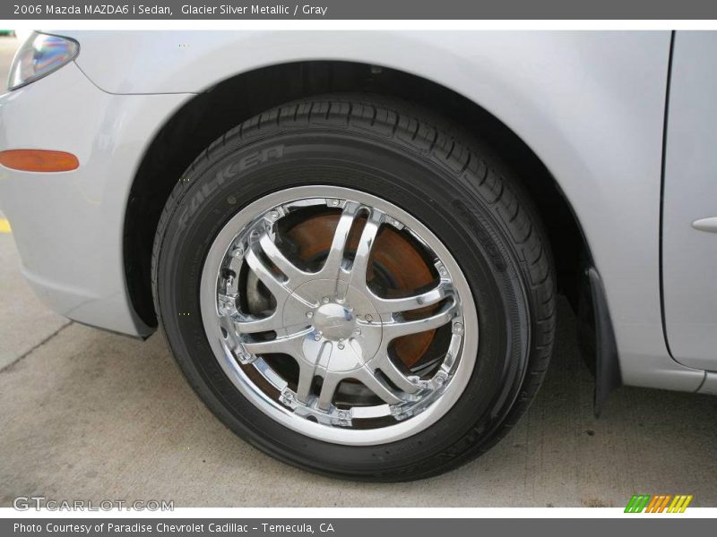 Glacier Silver Metallic / Gray 2006 Mazda MAZDA6 i Sedan