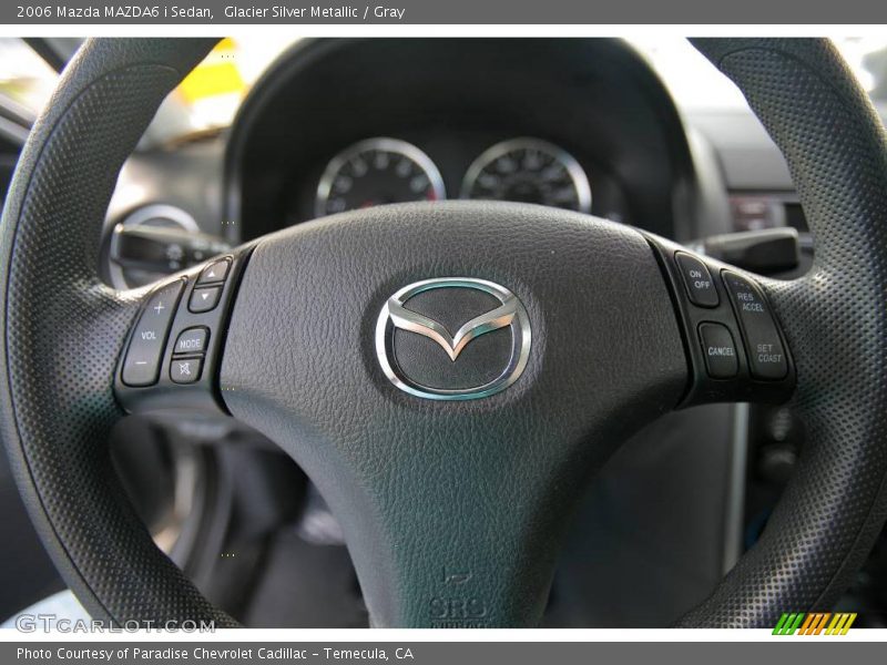 Glacier Silver Metallic / Gray 2006 Mazda MAZDA6 i Sedan