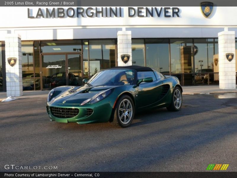 Racing Green / Biscuit 2005 Lotus Elise